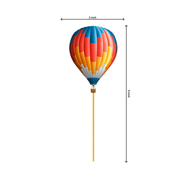 Hot Air Balloon Theme Cupcake Topper