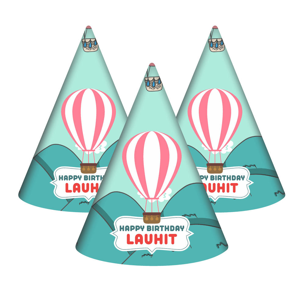 Hot Air Balloon Theme Personalized Hat