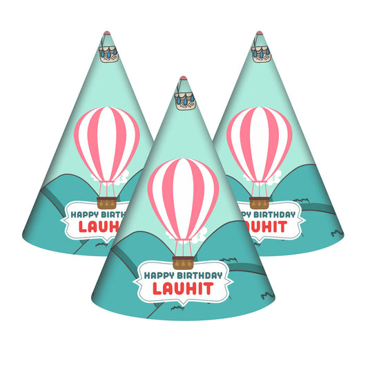 Hot Air Balloon Theme Personalized Hat