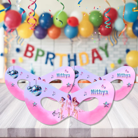 Kpop Demon Hunters Birthday Theme Customized Eye Mask