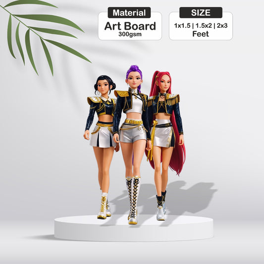 KPop Demon Hunters Theme Cutout - BP 01