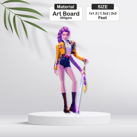 KPop Demon Hunters Theme Cutout - BP 02