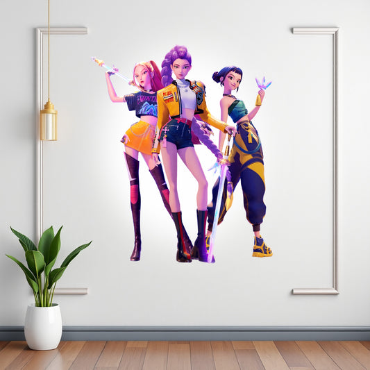 KPop Demon Hunters Theme Cutout - BP 001