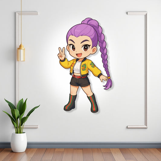 KPop Demon Hunters Theme Cutout - BP 07
