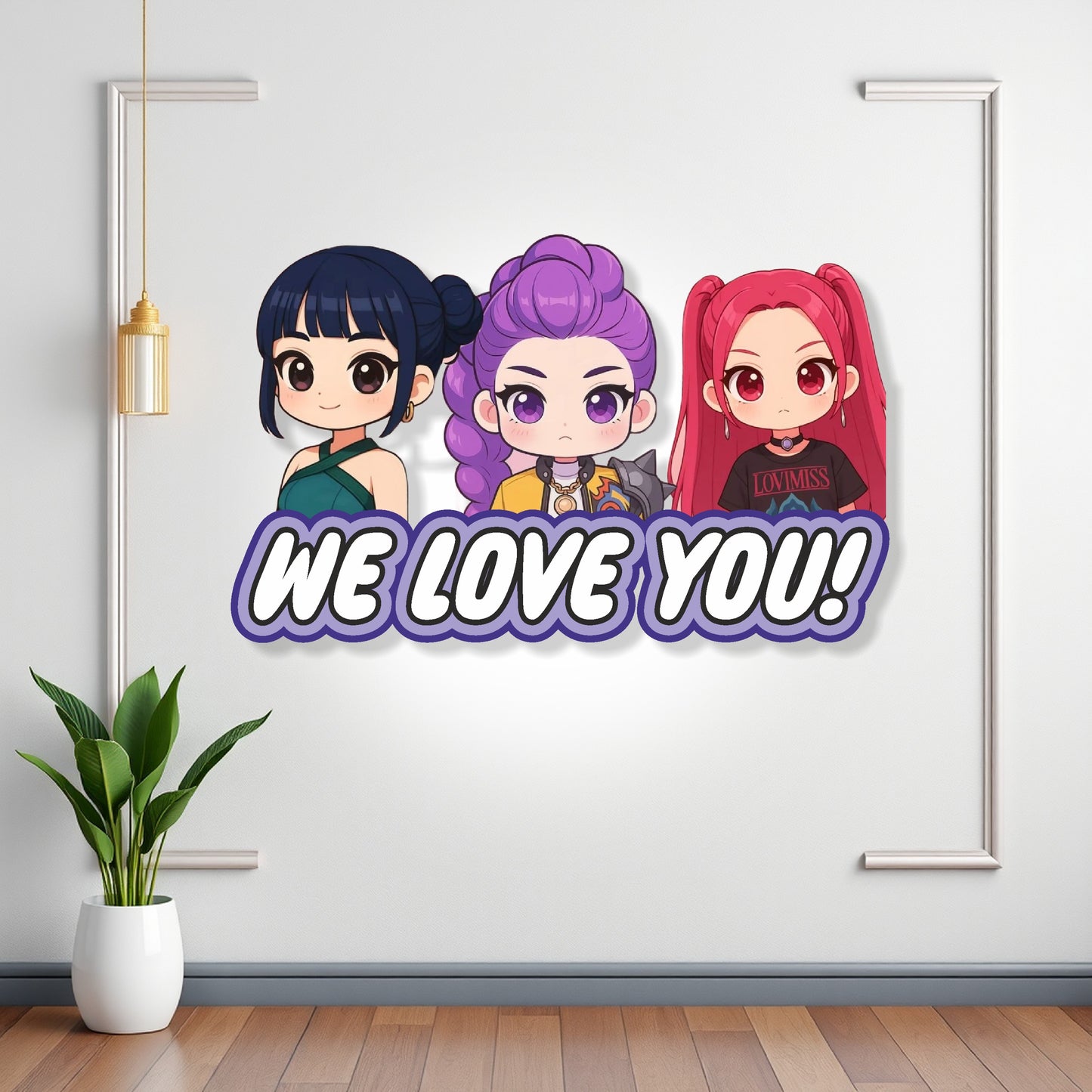 KPop Demon Hunters Theme Cutout - BP 06