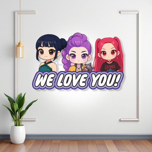 KPop Demon Hunters Theme Cutout - BP 06