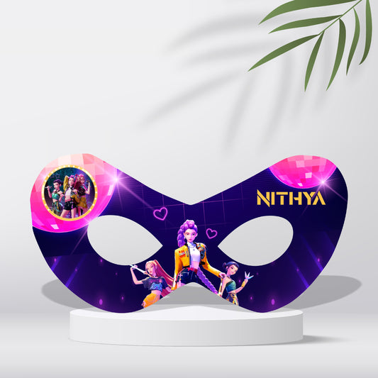 Kpop Demon Hunters Birthday Theme Classic Eye Mask For birthday Party