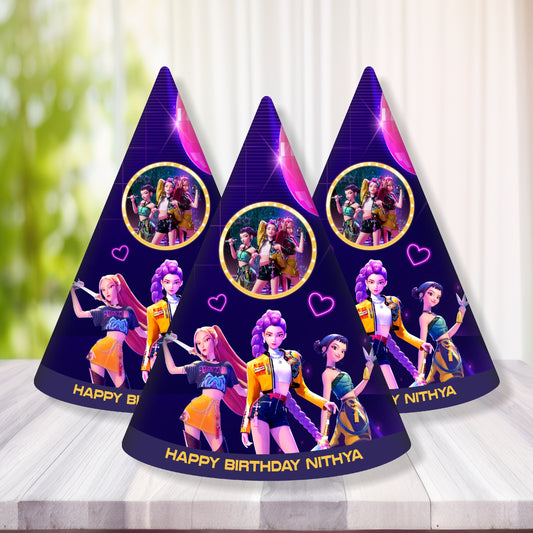 Kpop Demon Hunters Birthday premium hat for birthday girl