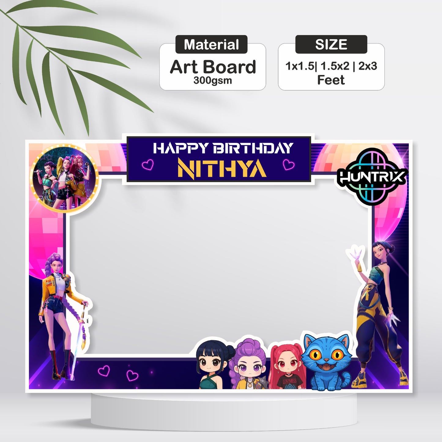 Kpop Demon Hunters Theme Photobooth