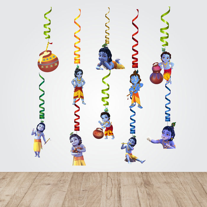 Little Krishna Theme Swirls