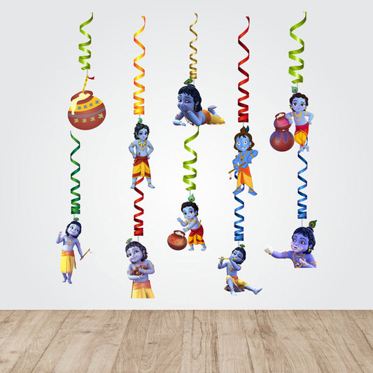 Little Krishna Theme Swirls