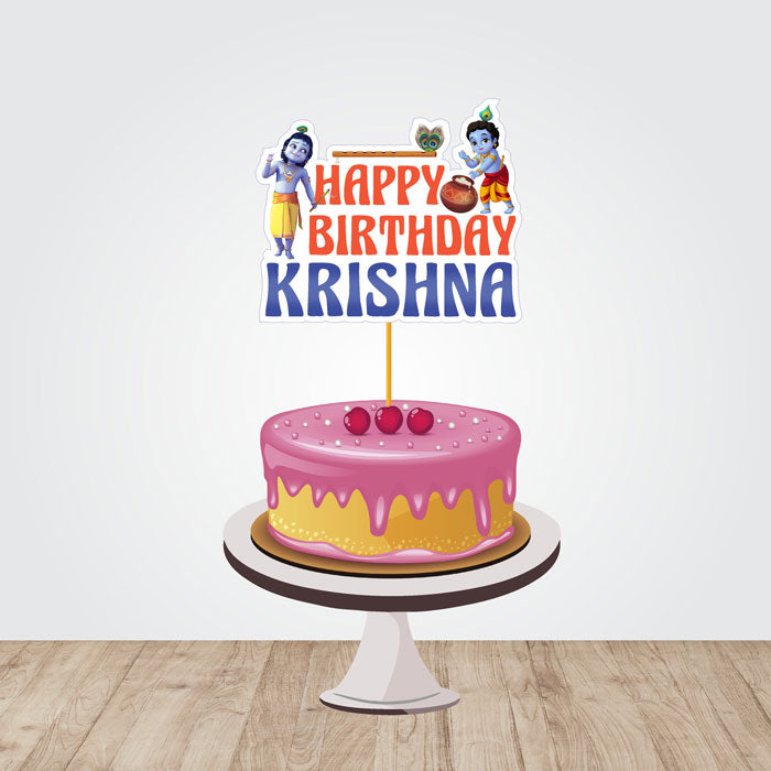 Little Krishna Theme Caketopper