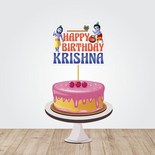 Little Krishna Theme Caketopper
