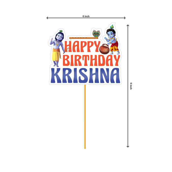 Little Krishna Theme Caketopper