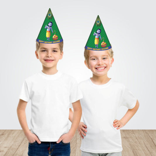 Little Krishna Theme Customized Hat