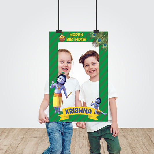 Little Krishna Theme Personalized Photobooth