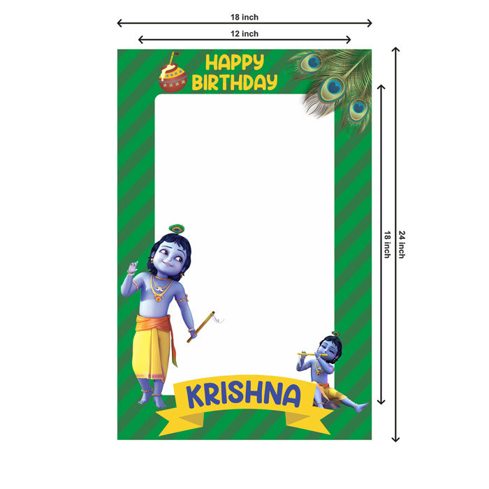 Little Krishna Theme Personalized Photobooth