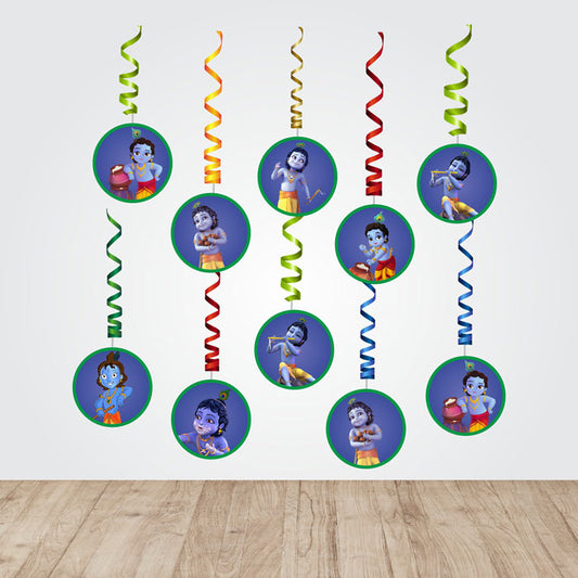 Little Krishna Theme Rouns Swirls