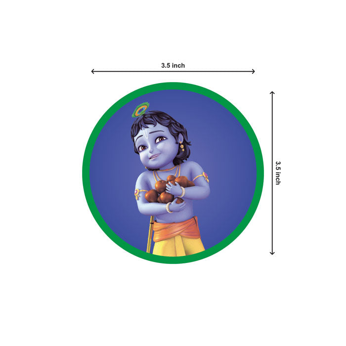 Little Krishna Theme Rouns Swirls