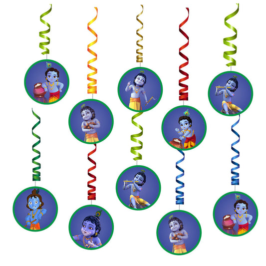 Little Krishna Theme Rouns Swirls