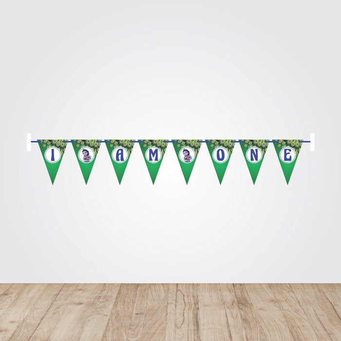 Little Krishna Theme Age Bunting
