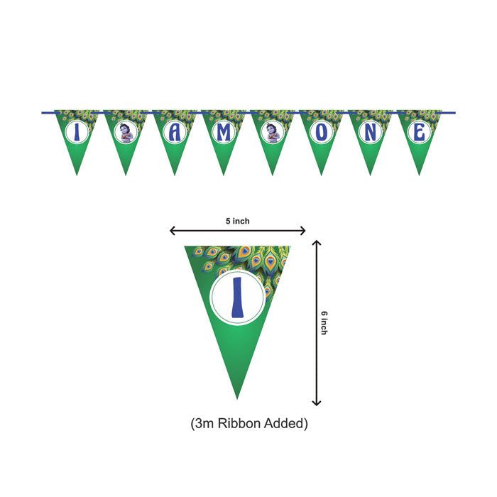 Little Krishna Theme Age Bunting