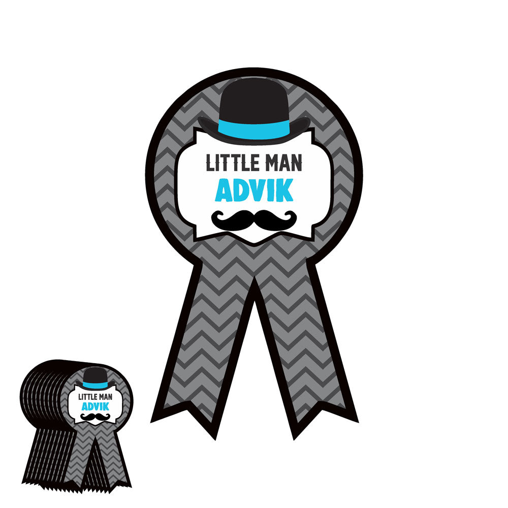 Little Man Theme Badge