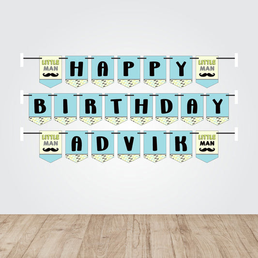 Little Man Theme Bunting