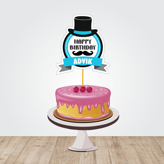 Little Man Theme Caketopper
