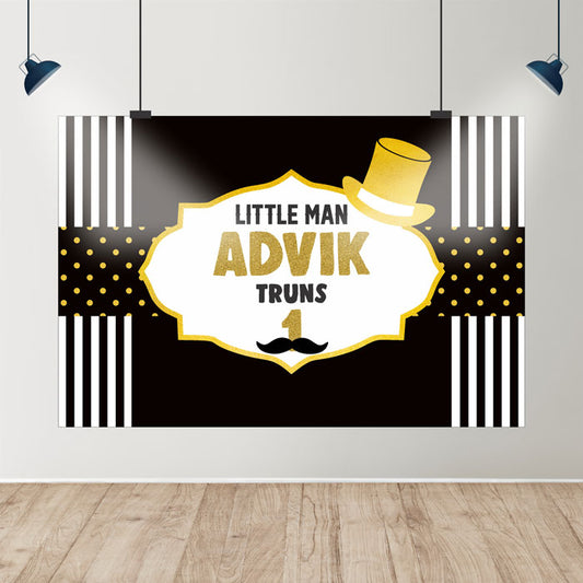 Little Man Theme Classic Backdrop