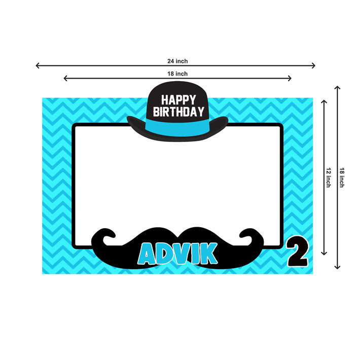 Little Man Theme Personalized Photobooth