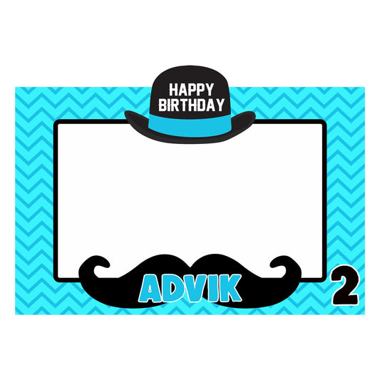 Little Man Theme Personalized Photobooth