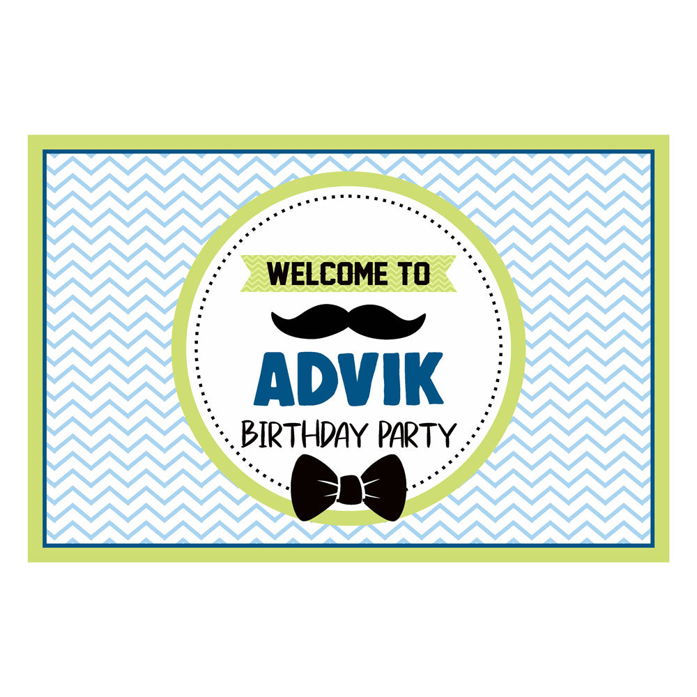 Little Man Theme Personalized Welcome Board