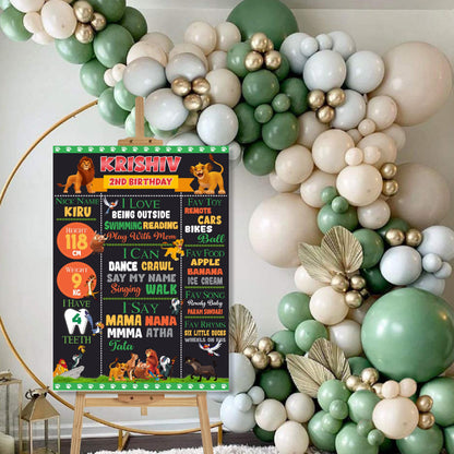 Lion King Theme Chalkboard My Store