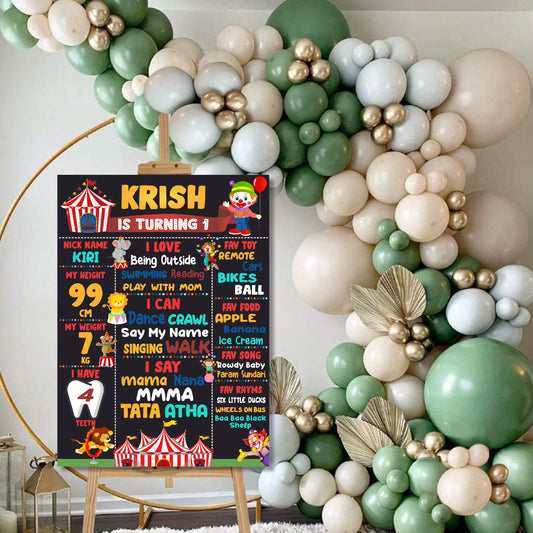 Carnival Theme Chalkboard