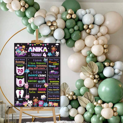Gabby’s Dollhouse Theme Chalkboard My Store