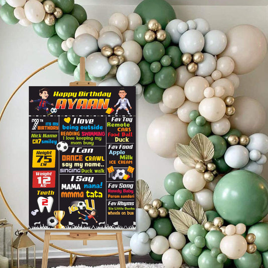 Football Theme Chalkboard