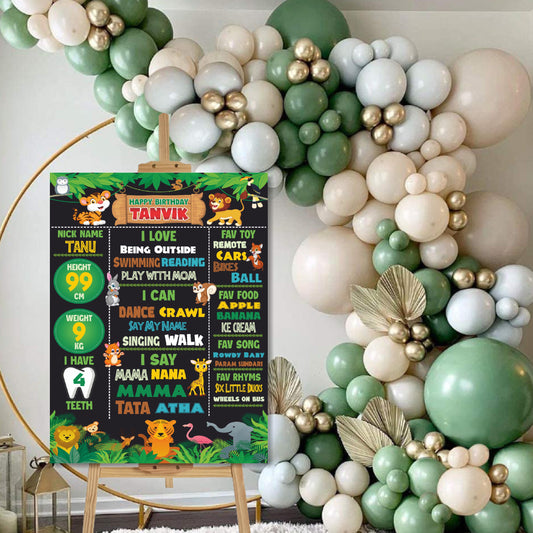Jungle Theme Chalkboard