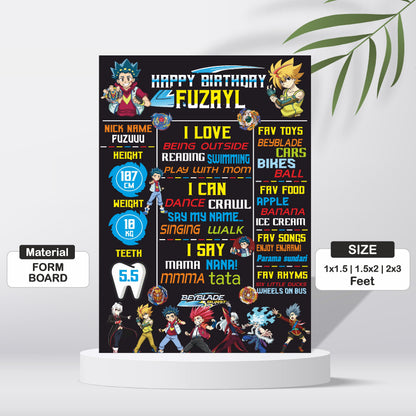 Beyblade Theme Chalkboard My Store