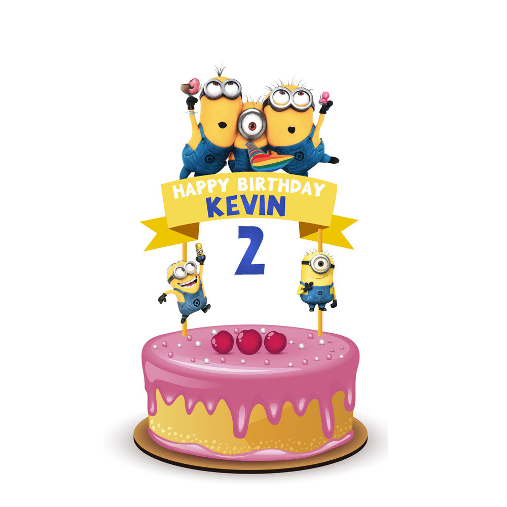 Minions Theme Caketopper
