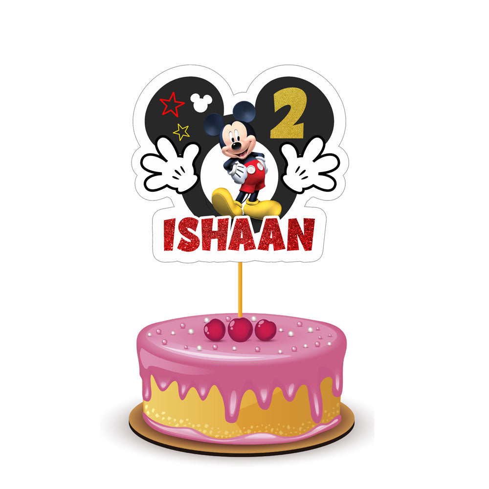 Mickey Mouse Theme Caketopper