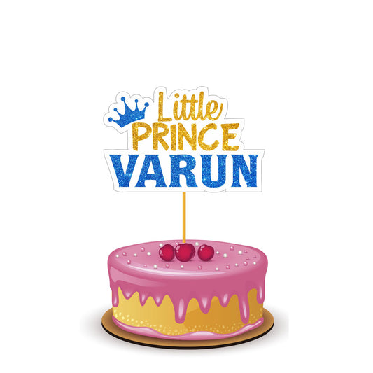 Prince Theme Parsonalized Caketopper