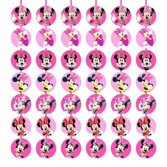 Minnie Mouse Theme Round Danglers