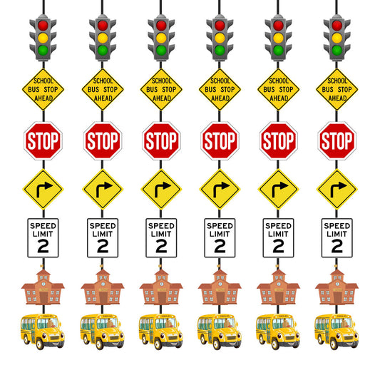 Wheels on the Bus Theme Danglers