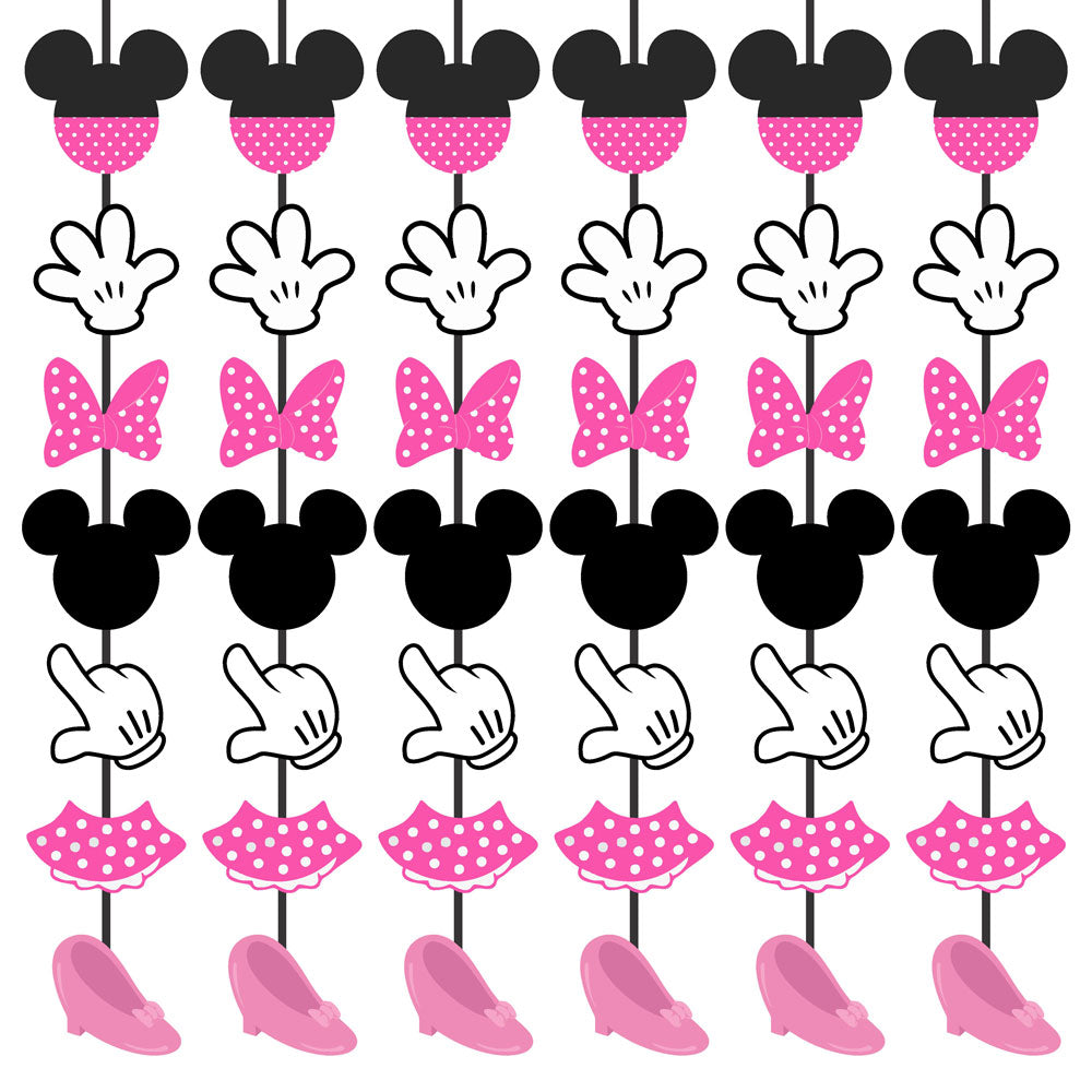 Minnie Mouse Theme Classic Danglers