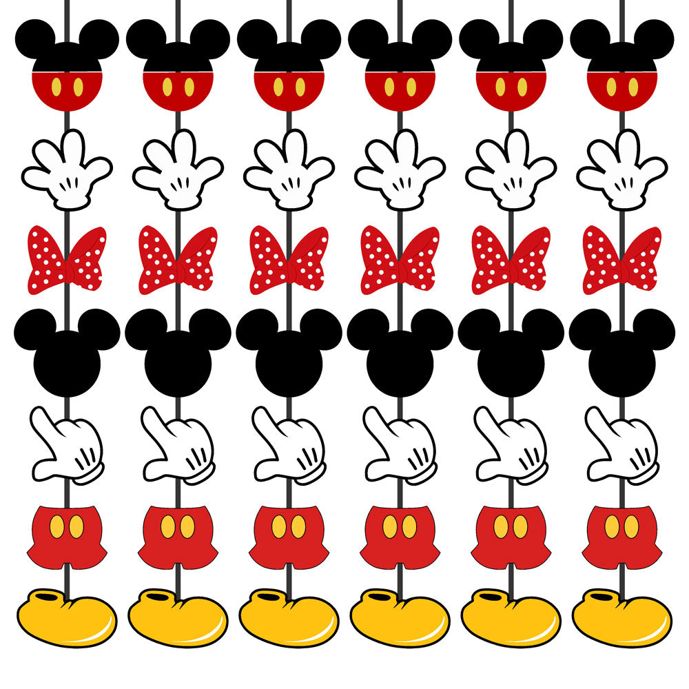 Mickey Mouse Theme Classic Danglers