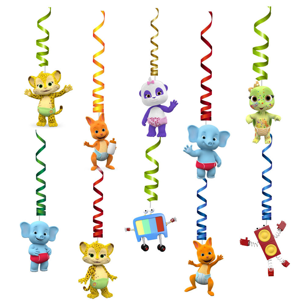 Word Party Theme Swirls