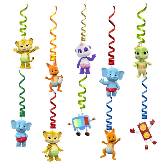 Word Party Theme Swirls