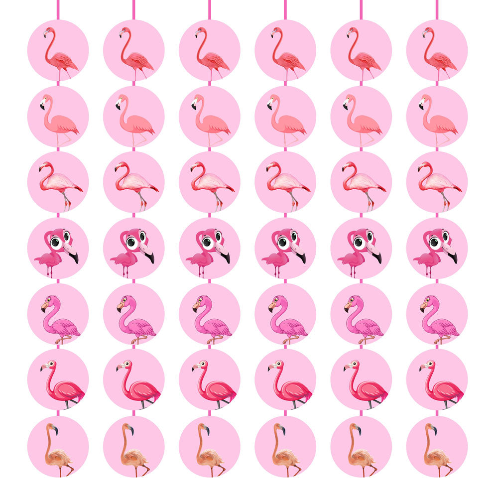 Flamingo Theme Round Danglers