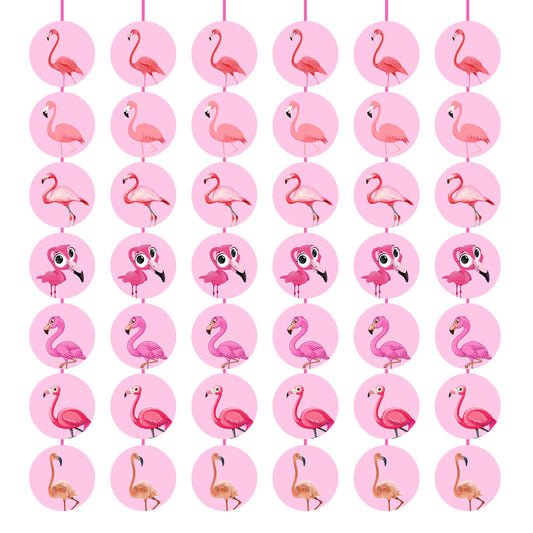 Flamingo Theme Round Danglers